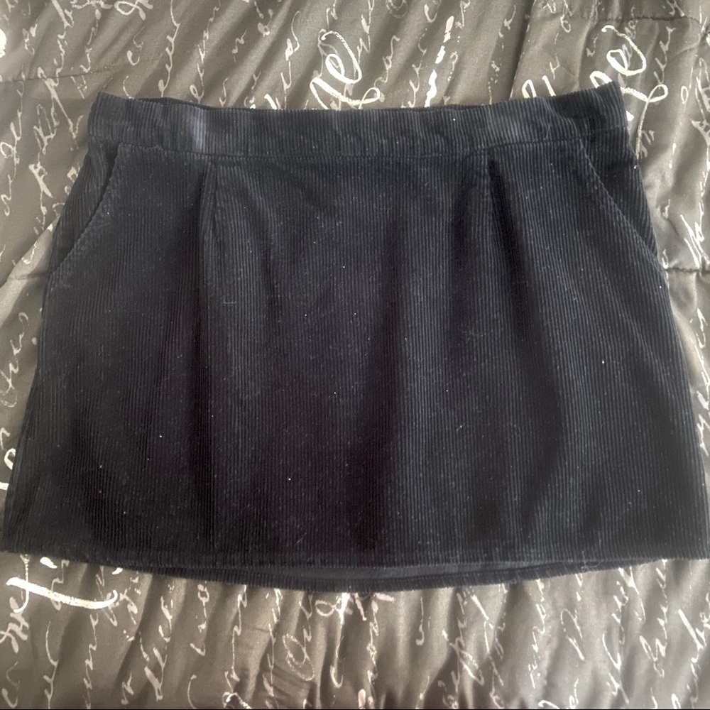 Corduroy Mini Skirt